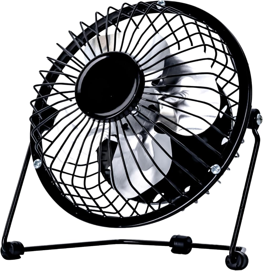 Status 4 Inch USB Desk Fan, Mini Portable Cooling Fan for Office & Travel