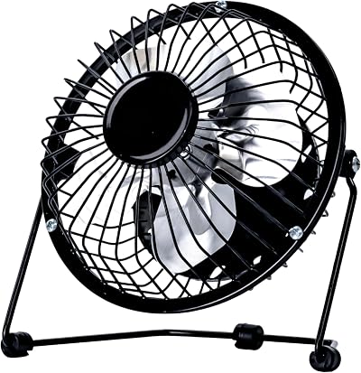 Status 4 Inch USB Desk Fan, Mini Portable Cooling Fan for Office & Travel