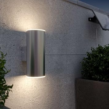 Chester Up Down Solar Powered Outdoor Wall Light Amazon Co Uk