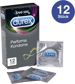 Amazon De Durex Performa Kondome Aktverlangernde Kondome Mit 5