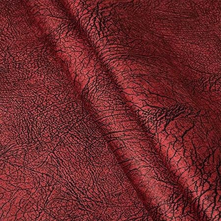 Elefant Nubuk Imitat Microfaser Möbelstoff Polsterstoff Möbel Sitzbezug Stoff Meterware - Bordeaux - EL09