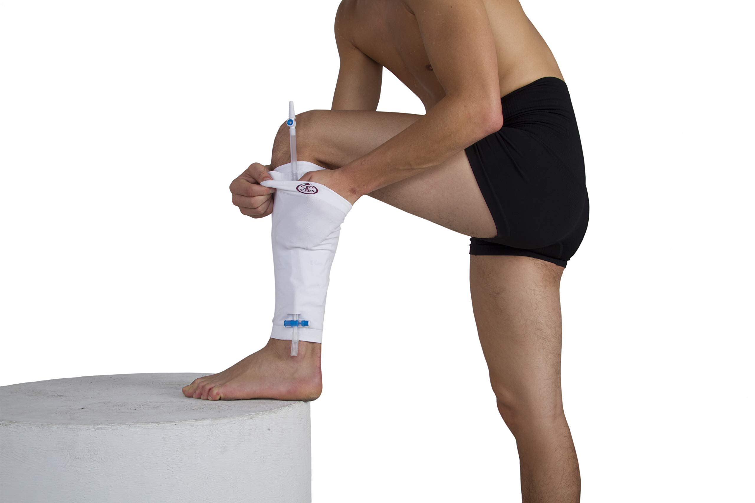 Comfisleeve Urine Bag Suspensory Sleeve - Calf (Black, 3XL)