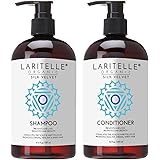 Organic Hair Care Set Silk Velvet: Shampoo 17.5 oz + Conditioner 16 oz