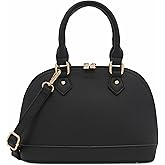 Zip-Around Saffiano Classic Dome Satchel