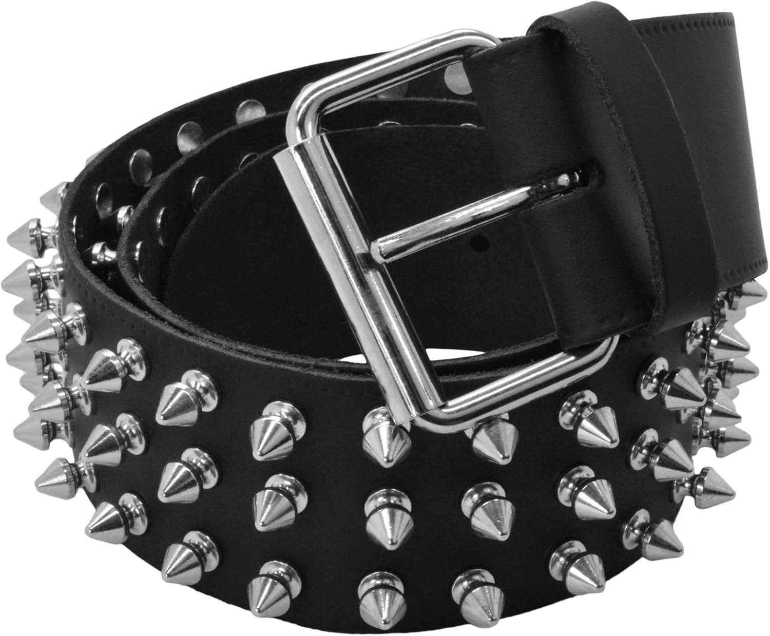 black spiked belt