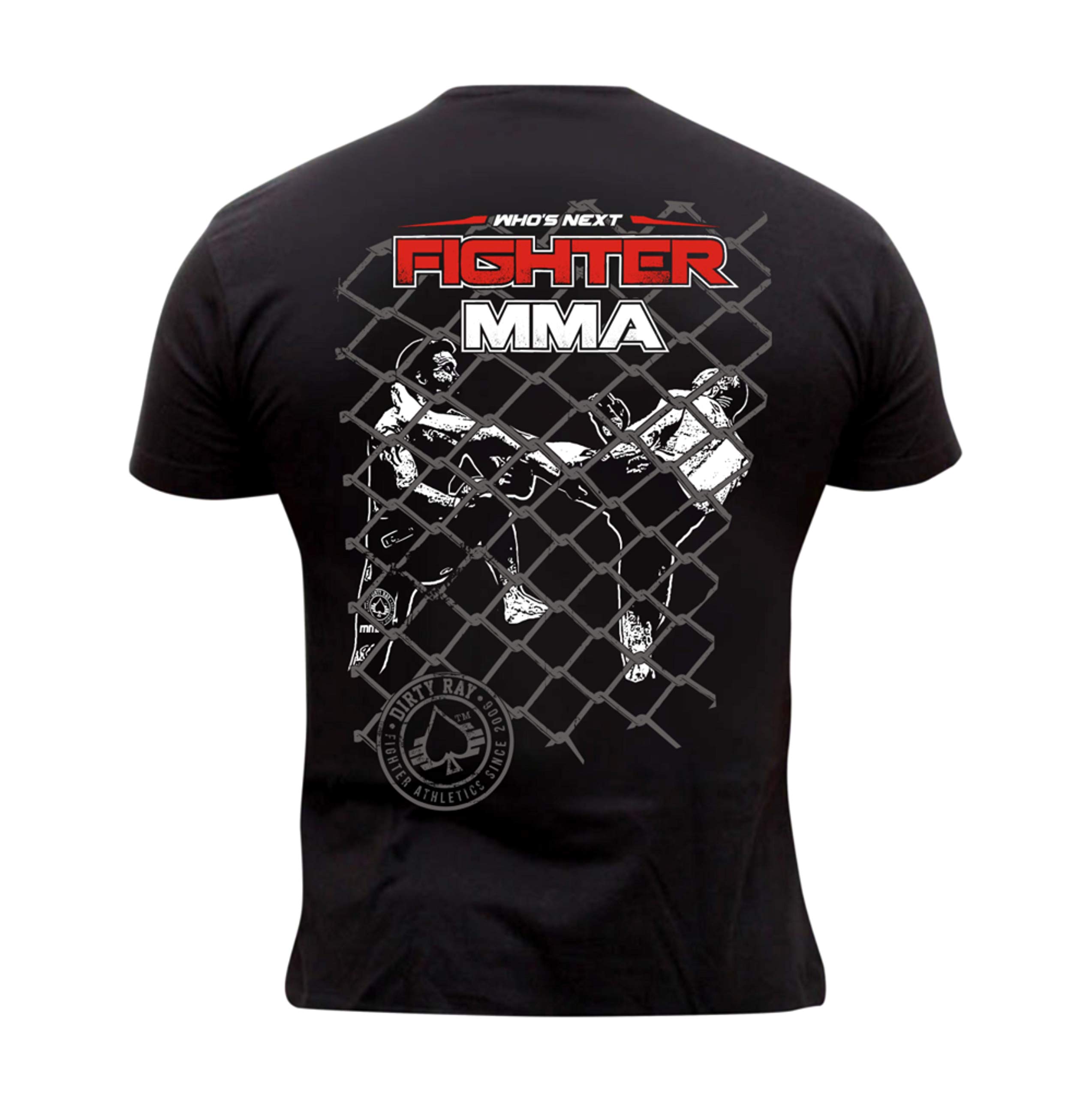 Dirty Ray Martial Arts MMA Fighter Who's Next men's short sleeve T-Shirt K62C (XXL)
