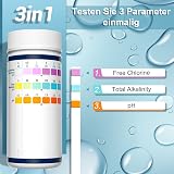 RUNBO 3 in 1 Hot Tub Test Strips for Chlorine, Bromine, pH – 150 Counts view 3