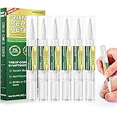Toenail Fungus Treatment Pen Extra Strength – Repairs Yellow, Discolored, Thick & Ingrown Nails – Fungal Nail Solution for Toenails & Fingernails – (6 x 5ml/0.17FLOZ Pens) + 2 Nail Files