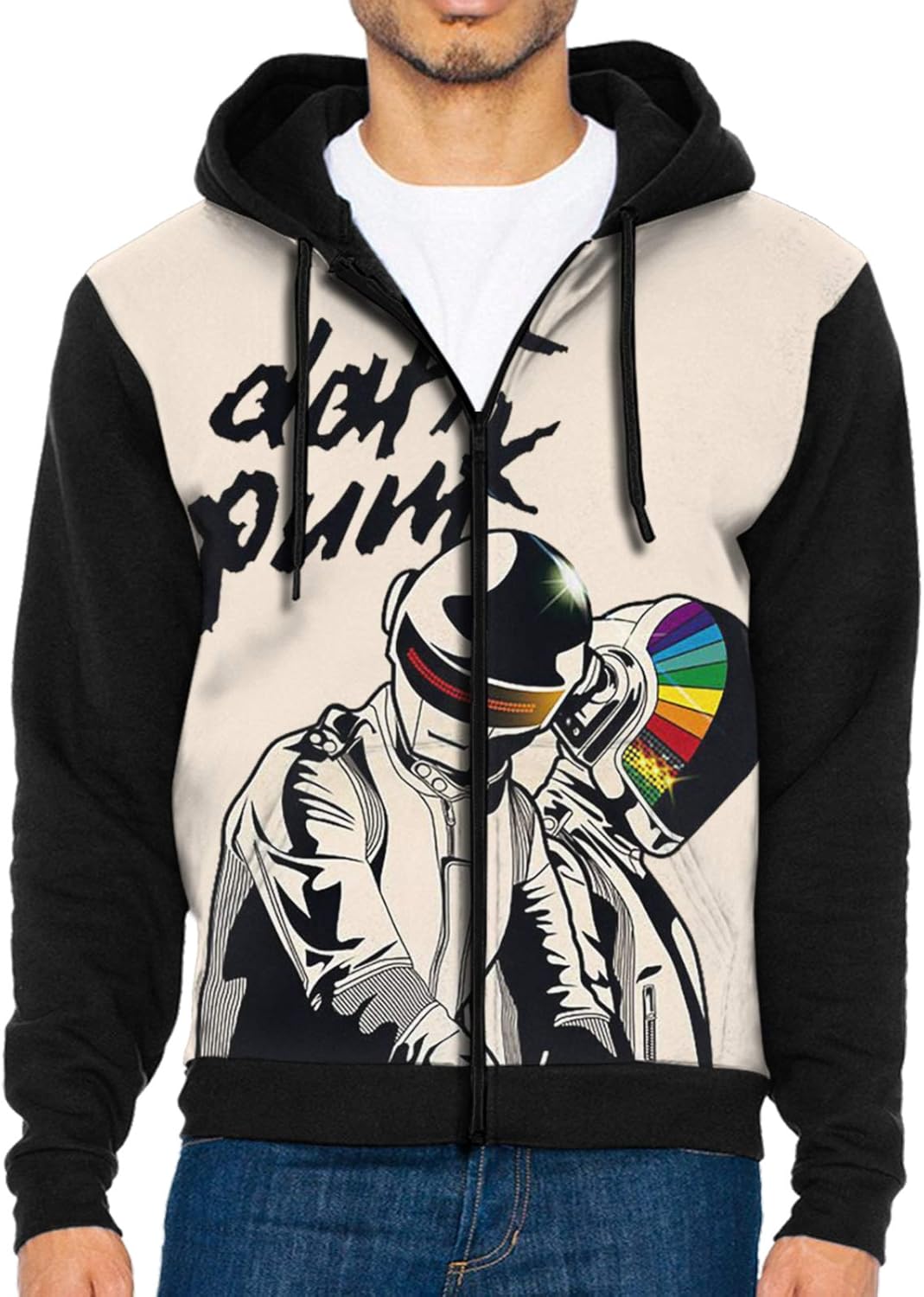 KarenSRamsey Daft Punk Band Hoodie Men Casual Long Sleeve