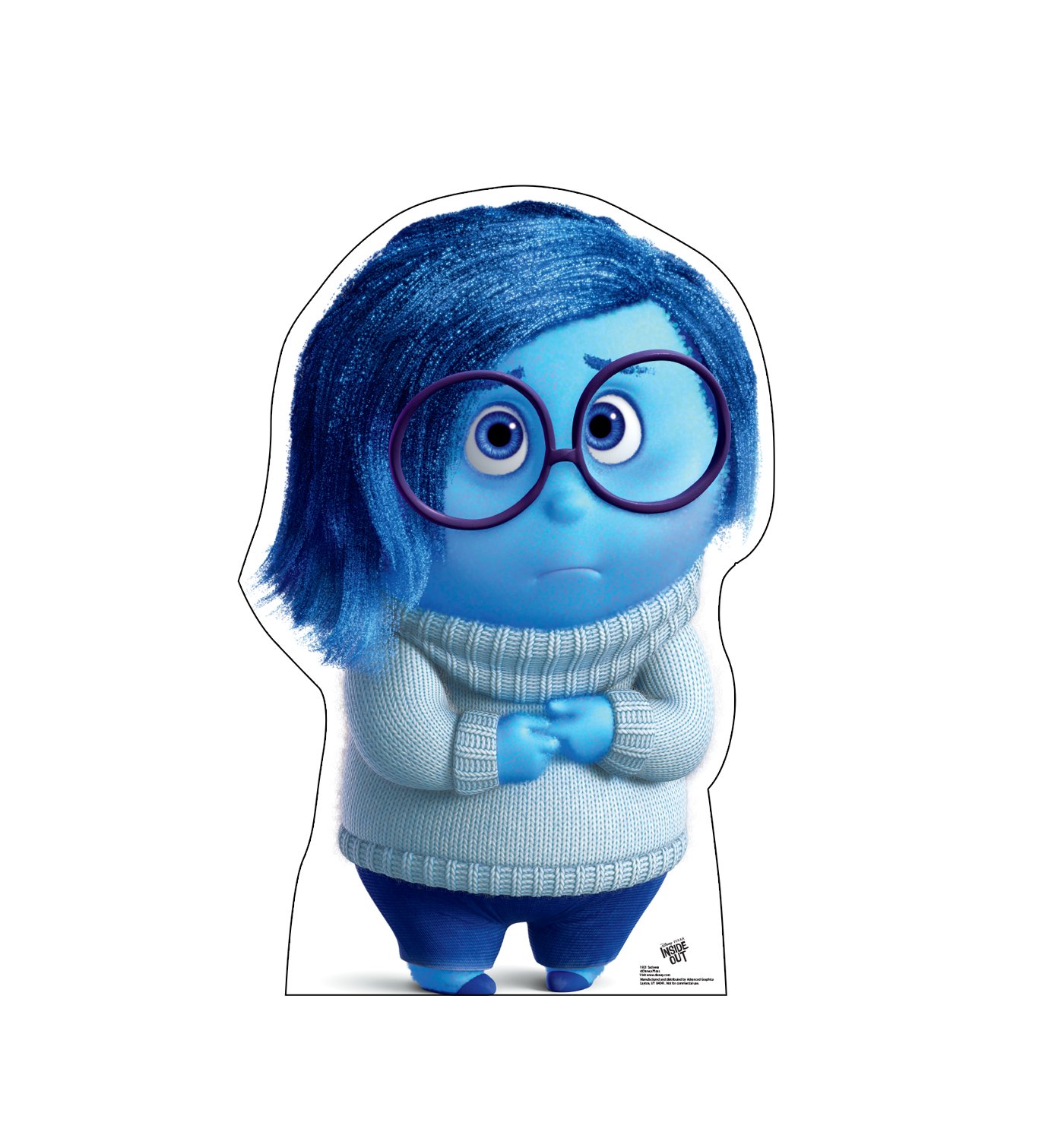 Advanced Graphics Sadness Life Size Cardboard Cutout Standup Disney Pixar S Inside Out Amazon In Home Kitchen