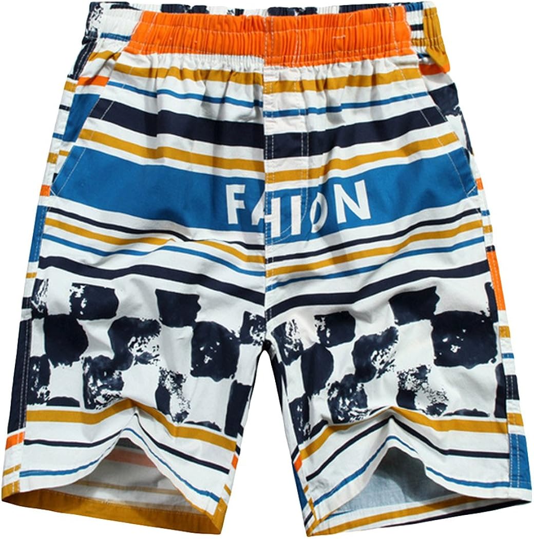 TW Men's Stylish Multicolored Lightweight Swimming Board ShortsBlue