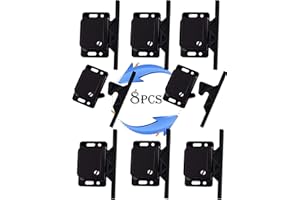 AYCQ RV Drawer Latch Replacement for RVS Cabinet Lock latches Universal Push-to-Close Grabber Catch,Ideal for Motorcoach,RV Motorhome,Boat,Camper,Trailor,Home camper accessories for travel trailers