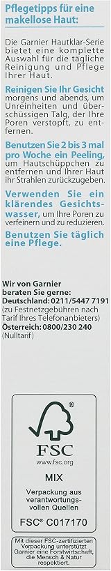 Garnier Skin Clear Daily 24H Anti-Impurities Moisturiser Gel 3x40ml Zinc view 5