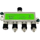 DirecTv MSPLIT4R1-03 Approved WNC 4-Way Wide Band SWM Splitter