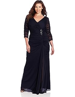 adrianna papell plus size wedding dresses