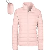 wantdo Women's Packable Ultra Light Weight Short Down Jacket