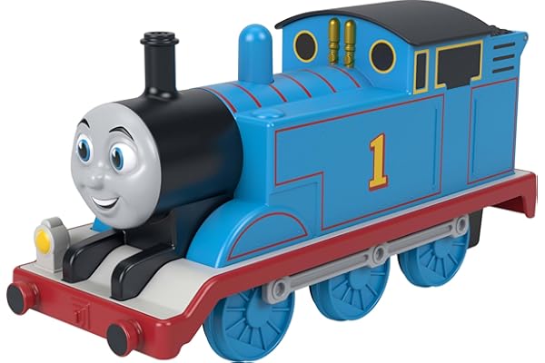 Thomas & Friends Toy Train from Fisher-Price, Giant Whistling Thomas Large-Scale Engine, Press Steam Dome to Hear Train Whist