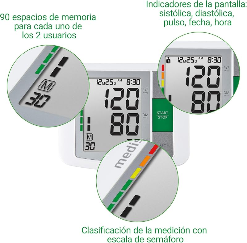 BU 510 tensiómetro de brazo, medidor de presión arterial