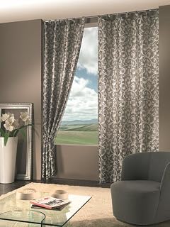 Home Collection Tfs135 Tenda Flora Poliestere Tortora