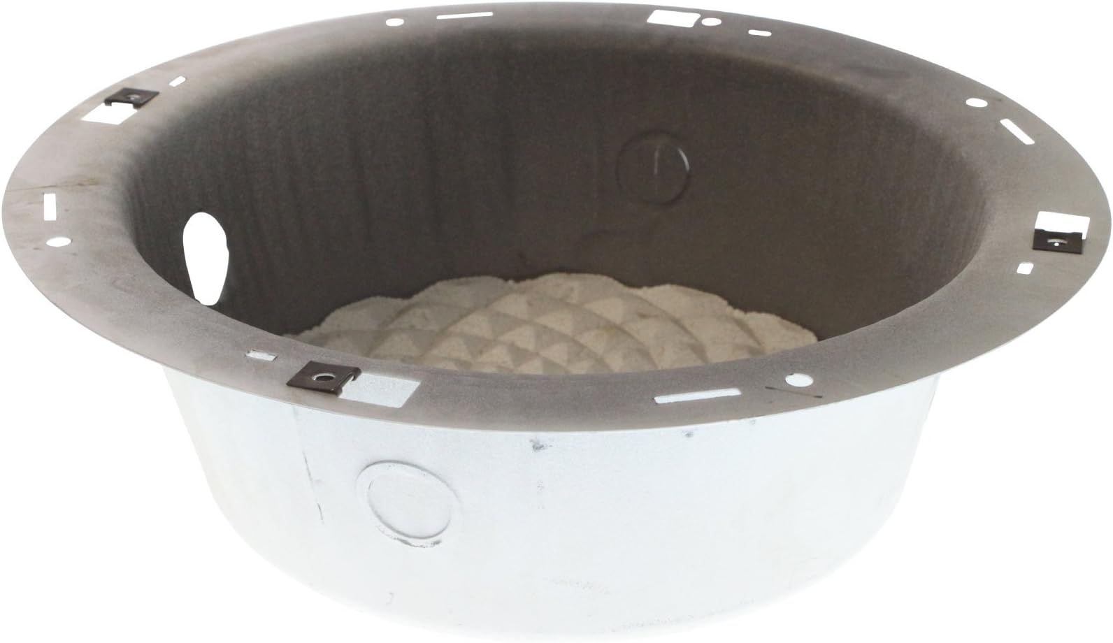 Quam ERD8U 8" Round Steel Loudspeaker Backbox With Polystyrene Damping Pad