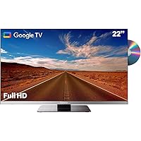 SYLVOX Smart RV TV, 22 inch TV with DVD Player Built-in, 12 Volt TVs for RV Camper 1080P FHD, Google Smart Free Download APPs