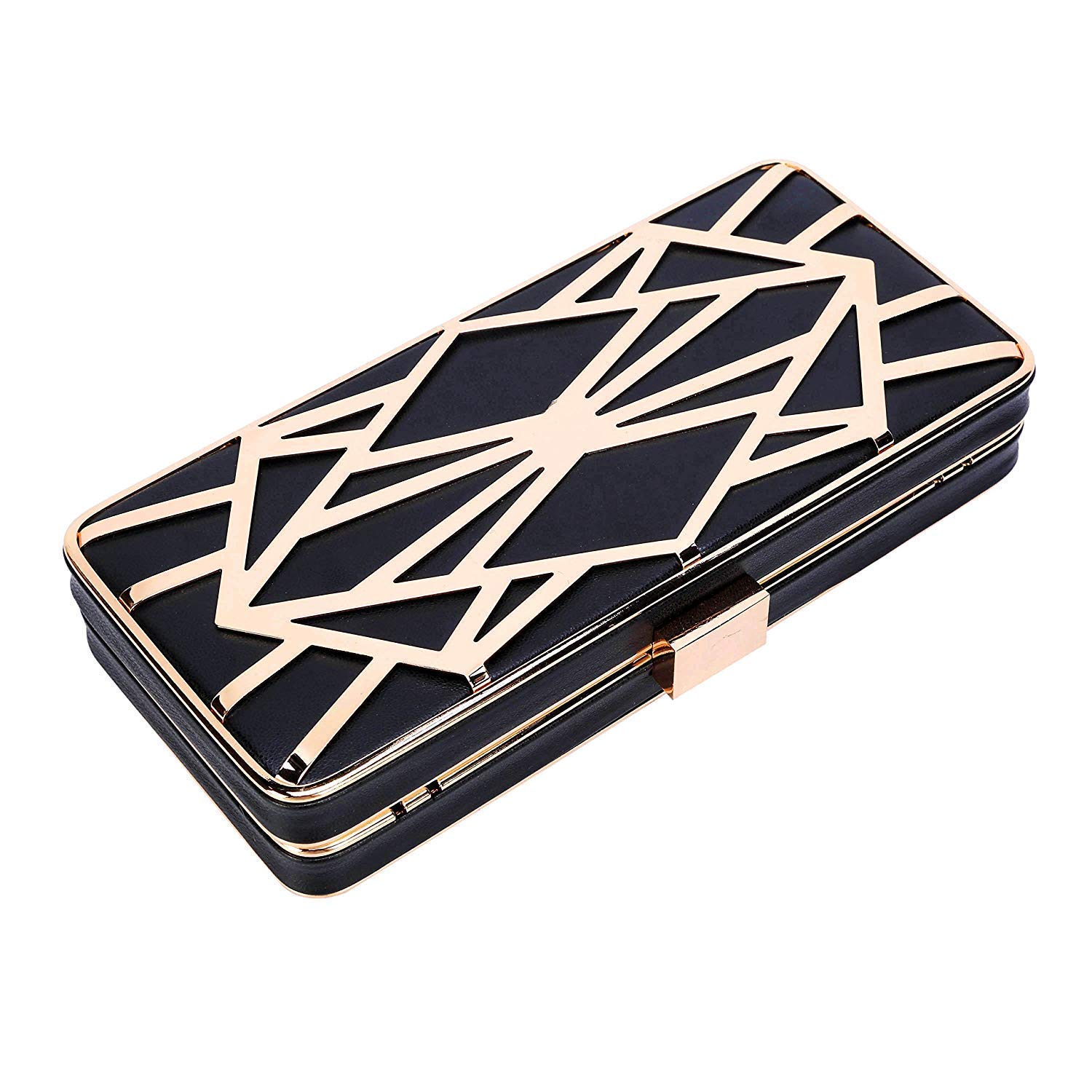 VESIA Creative Metal Hollow Totes Fashion Purses for Women Evening Clutches Wedding Handbags