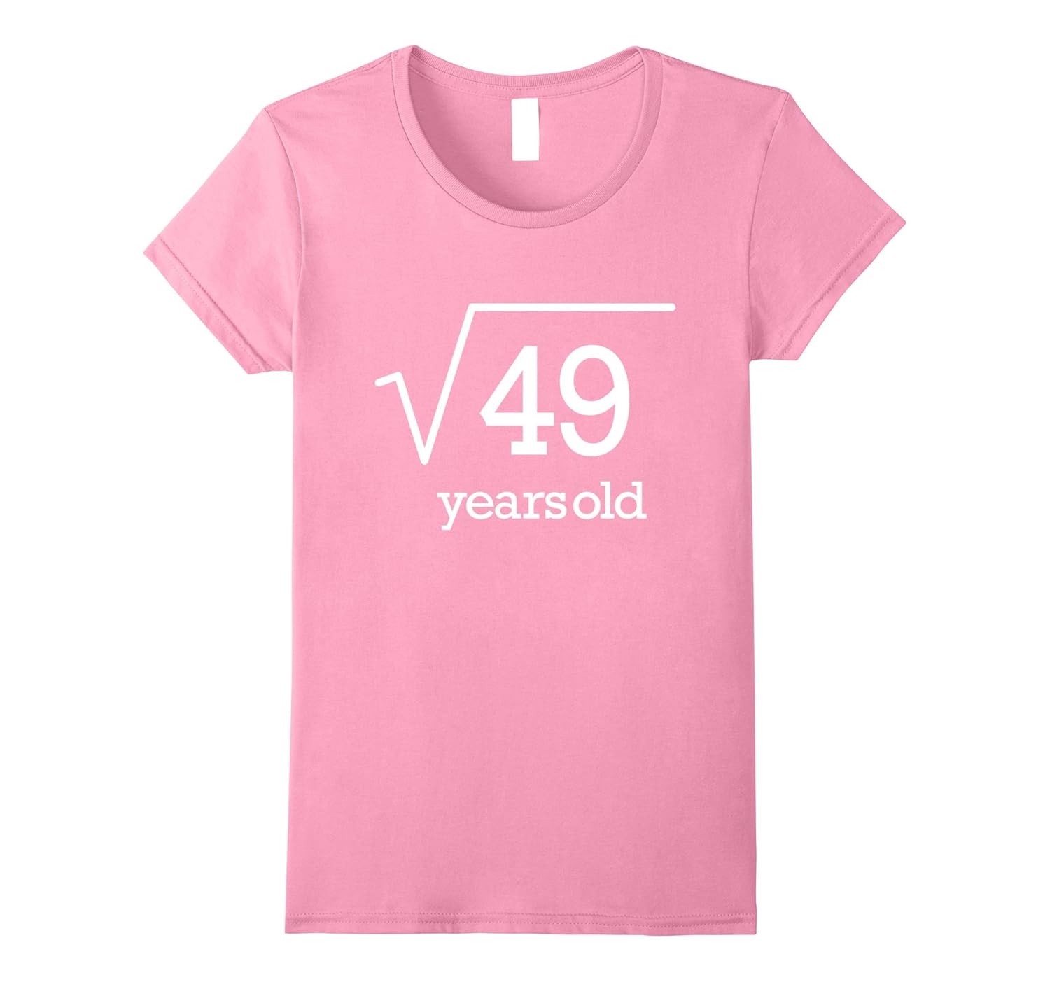 Seven Years Old T Shirt 7 Birthday Party Square Root 49 Joy4LVS