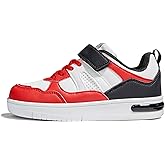 LUCKY STEP Kid's Sneakers School Running Loafers Low Top Walking Tennis Casual Shoes Strap Athletic Fashion Sneakers for Children/Boys/Girls