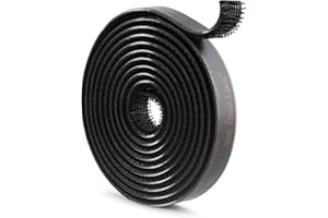 Dual Lock SJ3550 Reclosable Fastener 0.5''×6Ft Black Heavy Duty Mounting Tape Strong Adhesive with Interlocking Mushroom-Shap