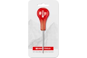 PB Swiss Tools Scratch Awl PB 630.60 | 100% Swiss Made | Awl Tool 60 mm Blade Length for Pre-Cutting Holes in Fine Metal, Wood, Plastic, Leather