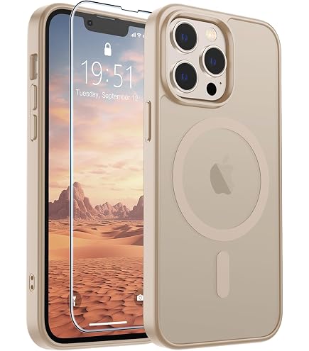 Amazon.com: JETech Magnetic Case for iPhone 13 Pro Max, Gold