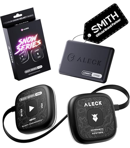 Aleck Snow Series Core Wireless Bluetooth Helmet Speakers - Drop