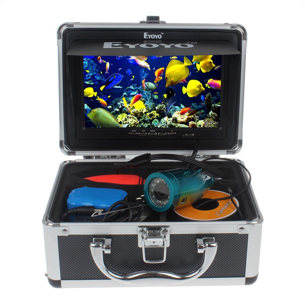 Underwater Video Camera System HD 1000TVL 15M 7" HD Monitor Fish Finder