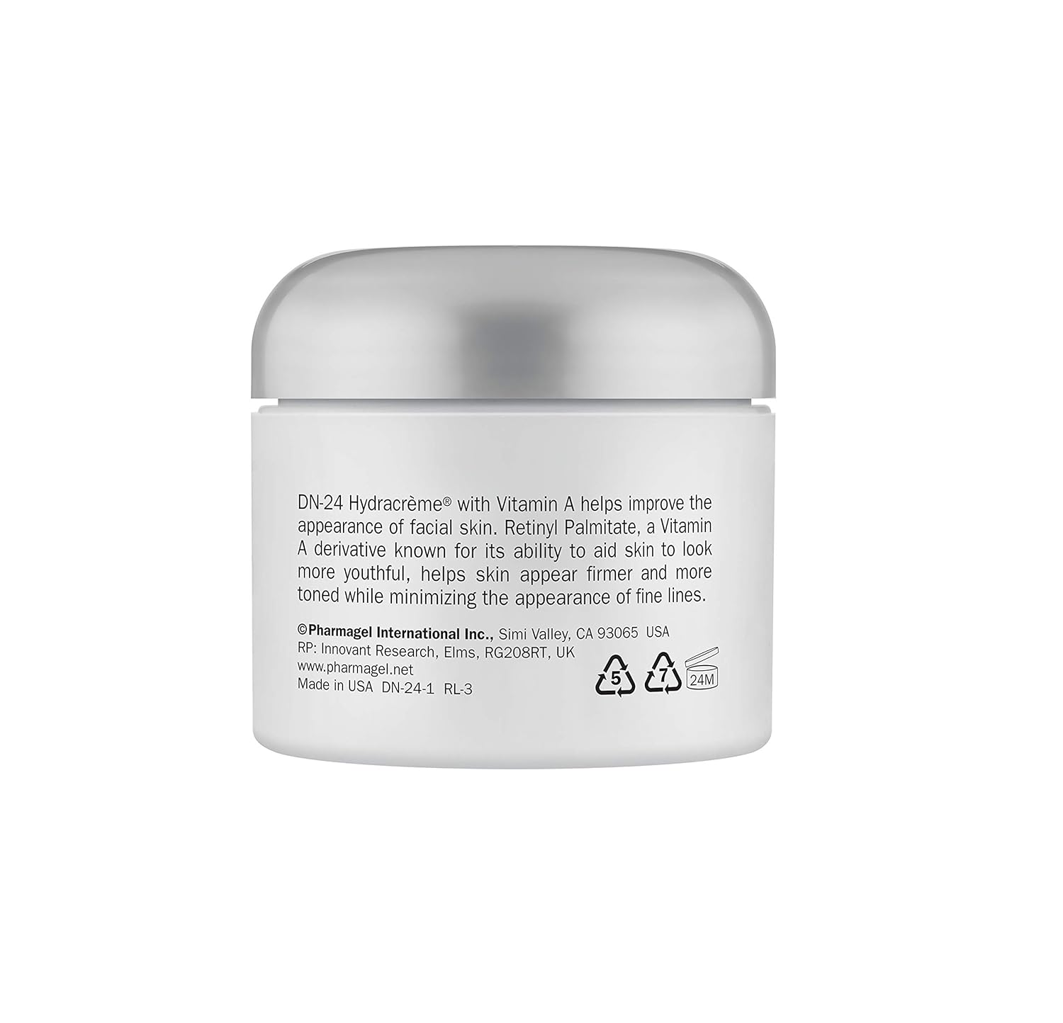 Pharmagel DN-24 Hydracrème - Intensive Vitamin Moisturizer - Day and Night Face and Neck Cream For Normal, Dry, and Aging Skin - 2 oz: Beauty