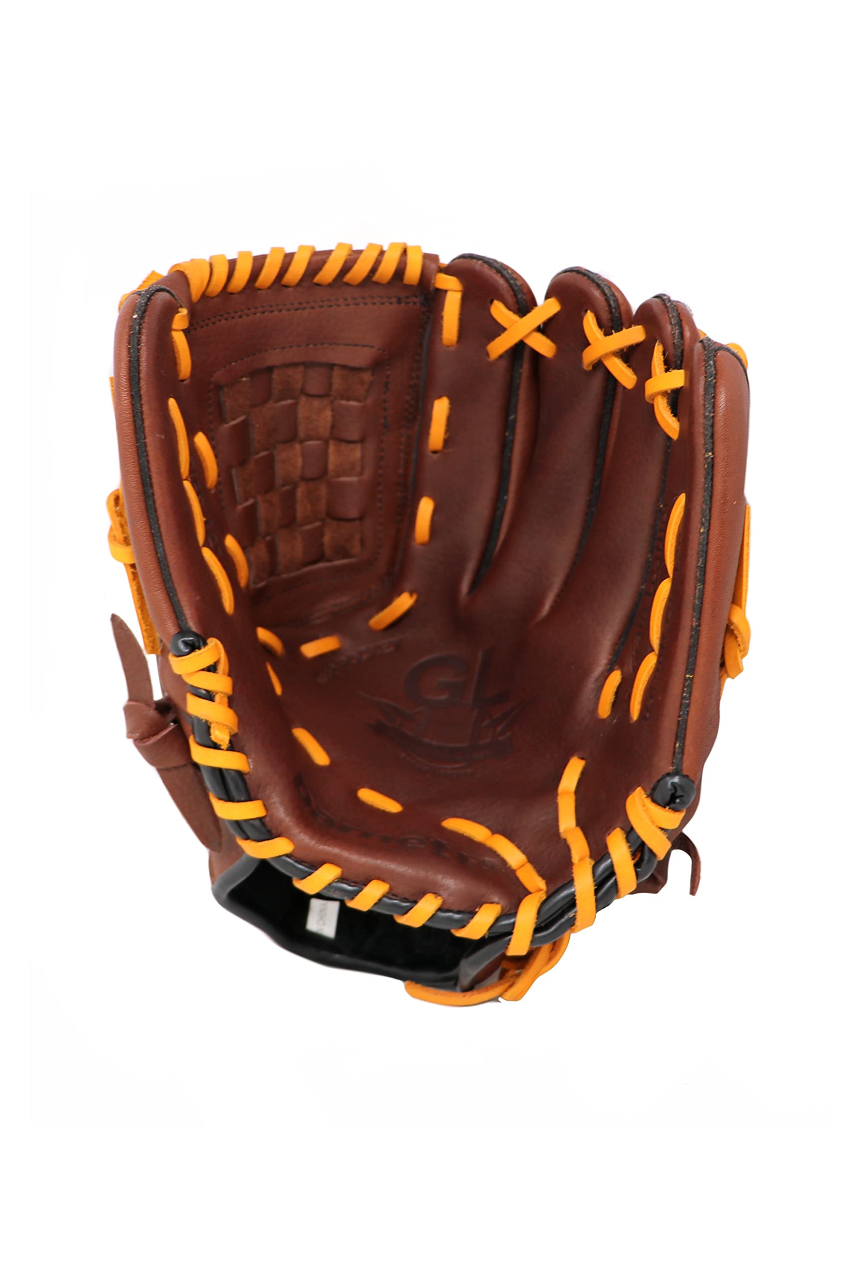 GL-120 REG competition leather baseball glove, outfield size 12, brown (Right Hand Throw)