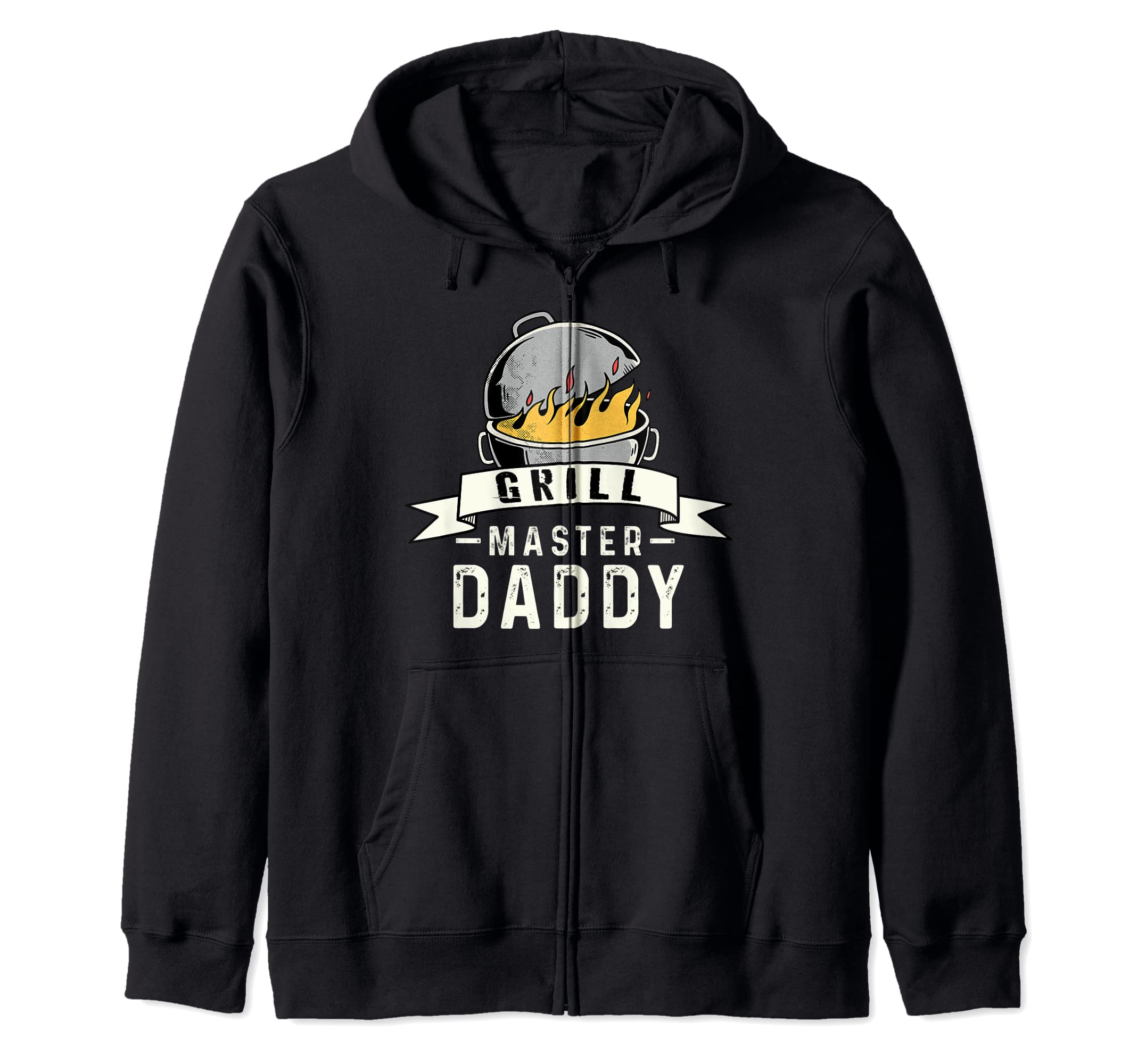 Grill-Master Daddy BBQ Smoker Dad Zip Hoodie