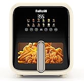 Fullwill Air Fryer with Visible Window, 7.5QT,12-in-1 Multi-Function Air Fry,Roast,Bake, Dehydrate, Fries,Nonstick and Dishwa