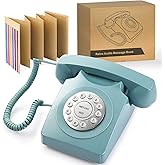 NISAIKLUZ Audio Guest Book Wedding Phone, Record Guest Messages, Retro Audio Guestbook for Wedding, Baby Shower Message Voicemail, Save The Congratulations of Relatives and Friends