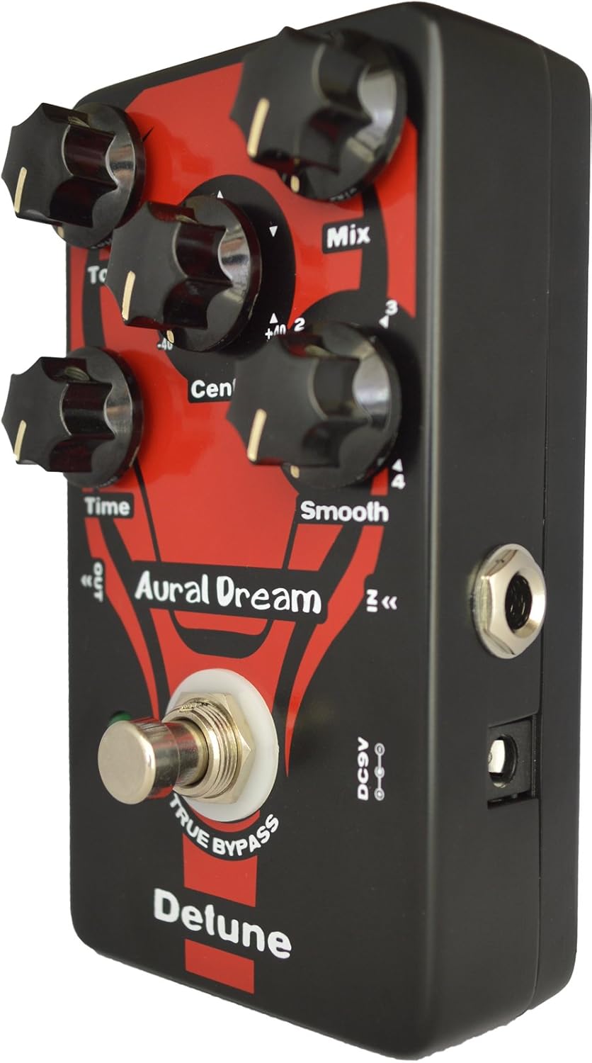 Aural Dream Detune Guitar Effect Pedal includes 4 detune modes and 4