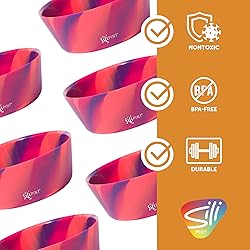 Silipint Squeeze-a-Bowl Silicone Bowl Set, Flexible