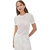 Joe's Jeans Womens The Crochet Baby Tee