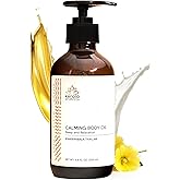 Kerala Ayurveda Calming Body Oil for Relaxation and Sleep (6.8 Fl Oz) | Ksheerabala Thailam | Herbal Foot Massage Oil to Destress & Rejuvenate | Non-Habit Forming | Ayurvedic Recipe for Relaxation