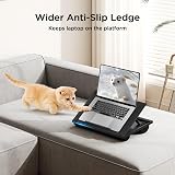 HUANUO Lap Desk with Cushion, 14.8x11 inch, 8 Angles, Portable Laptop Tray view 7