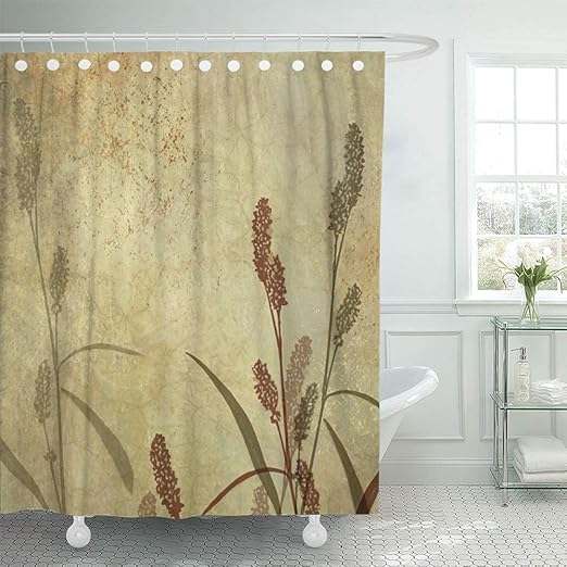 Amazon Com Emvency Shower Curtain Set Waterproof Adjustable