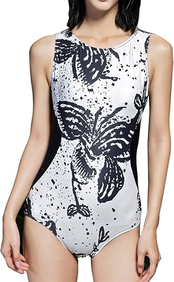 Amazon Co Jp メルミー Melume レディース フィットネス 水着 プリントデザイン おしゃれ 体型カバー ノースリーブ スイムウェア 大きいサイズ 競泳 練習用 リゾート風 スマホ 防水ケース付きmlap 1613 White Xxl 服 ファッション小物