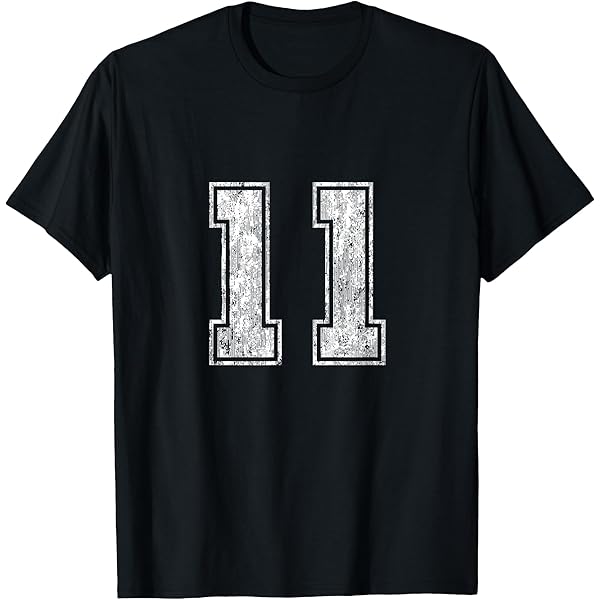 Amazon.com: T-Shirt Number 15 Vintage Fifteen Tee Sport Design T