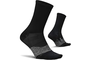 Feetures Elite Light Cushion Mini Crew Sock - Sport Sock with Targeted Compression