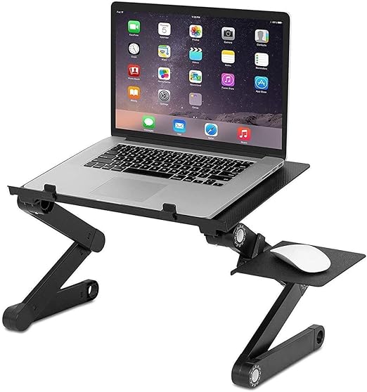 FWQPRA T8 Table for Laptop Stand for Bed and Sofa, Desk Portable Adjustable Laptop Table