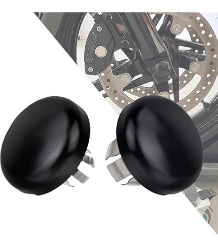 PHEOZIO Front Axle Nut Cover Compatible for Harley-Davidson