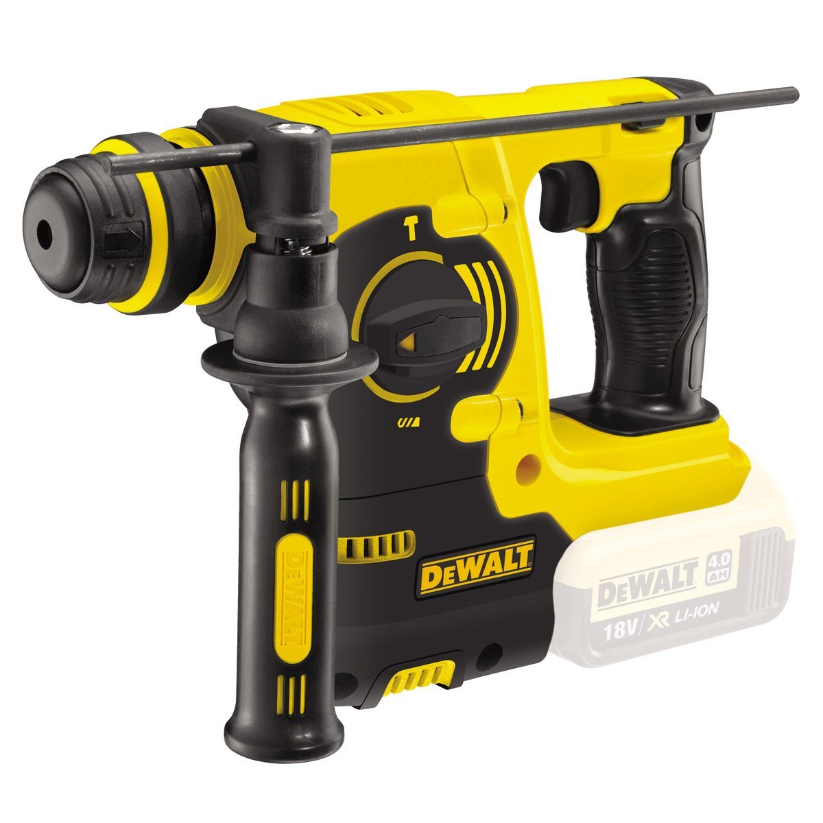 DEWALT DCH253N 18 V XR Li-Ion SDS Plus Rotary Hammer Drill - Yellow/Black